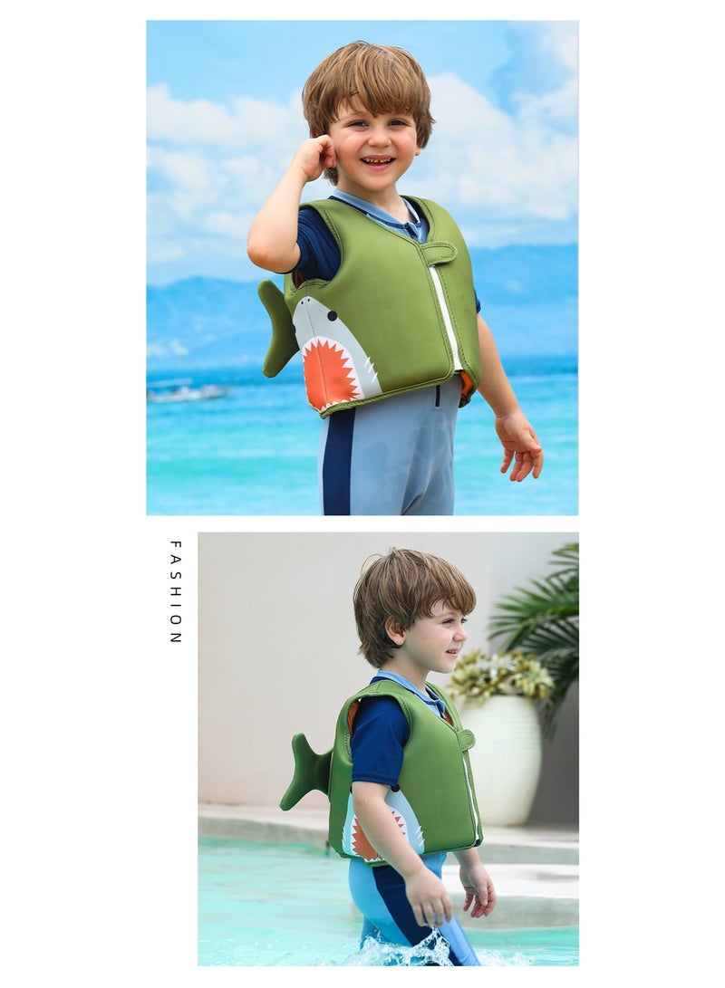 NIBEMINENT Kids Swimming Vest Adjustable Buoyancy Float Jacket, Swimming Training Aid Children Buoyancy Aid Swim Assistance - Image 2