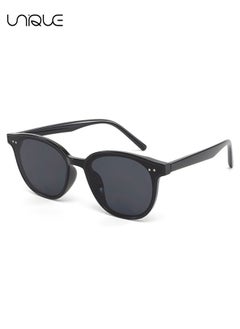 Unique Sunglasses, Stylish Sunglasses, UV Protection, Anti-Eye Fatigue Stylish Sunglasses for Driving Travel (Black)  - Image 1