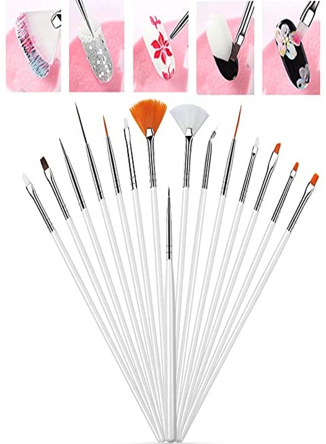 FStyler 15pcs High Quality Nail Art Design Dotting Painting Drawing UV Gel Polish Brush Pen Tools Set DIY Kit for Professional Salon and Home Use Only - Image 2