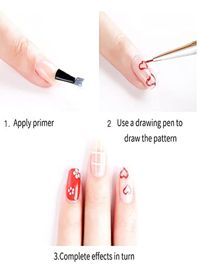 FStyler 15pcs High Quality Nail Art Design Dotting Painting Drawing UV Gel Polish Brush Pen Tools Set DIY Kit for Professional Salon and Home Use Only - Image 3