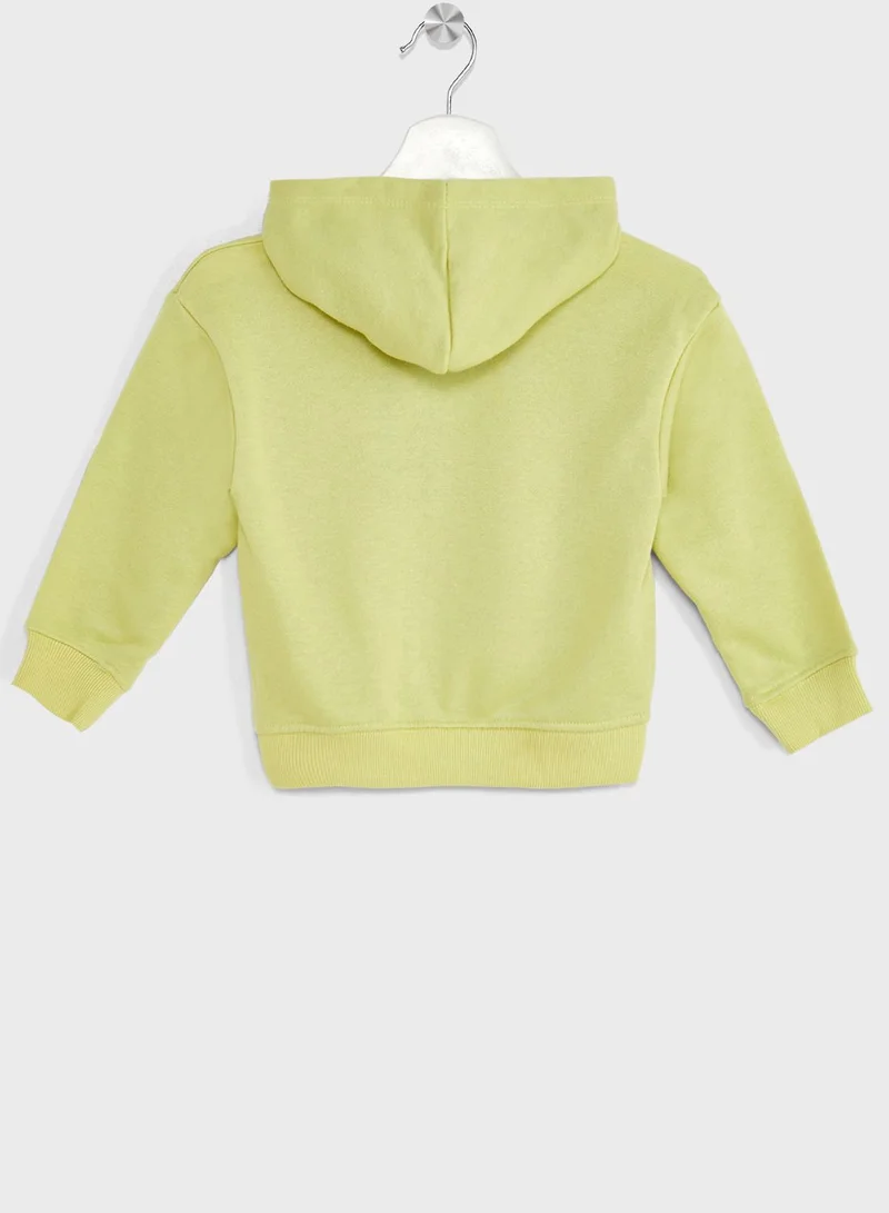 Ripples Girls Slogan Printing Hoodie And Jogger  Set