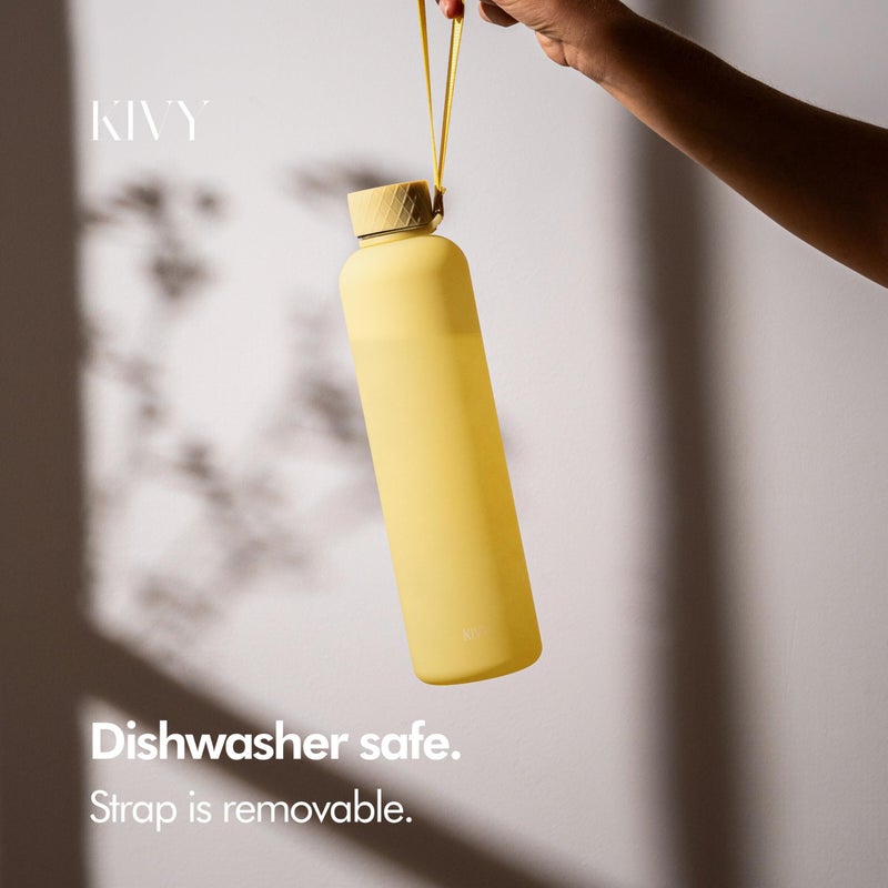 Kivy Slim Water Bottle 32Oz [Lightweight & Shatterproof] - Reusable Tritan Water Bottle - Leak Proof Bottle For Women & Men - No Spill - Dishwasher Safe Water Bottle Bpa Free - Image 3