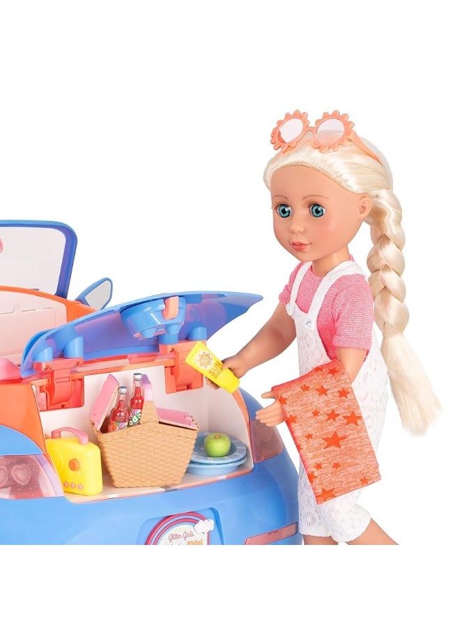 Glitter Girls - Glitter Girls â€“ GG Picnic Set â€“ Picnic Basket, Retro Radio, & Play Food Items â€“ 14-inch Doll Accessories for Kids Ages 3 and Up â€“ Childrenâ€™s Toys - Image 1