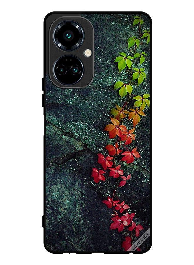 Covernex Protective Case Cover For Tecno Camon 19 Pro Beautiful Leaves  - Image 1