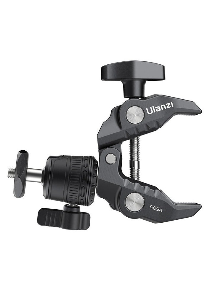 يولانزي Ulanzi R099 Clamp Mount with Mini Ball Head - Image 2