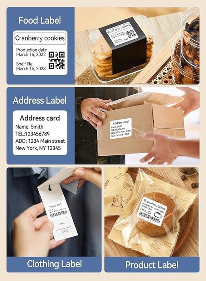 Seznik Thermal Lables, 50mmx30mm Labels, 2 inch Self-Adhesive Thermal Labels for Thermal Printer [Printer NOT Included] (50mmx30mm - 1000 Lables) - Image 3