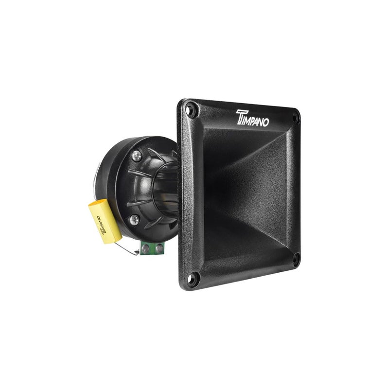Timpano Horn Driver TPT-DH175 250 Watts 8 Ohm 1" Exit High Frequency Compression Driver with Black Horn (Single) - Image 1