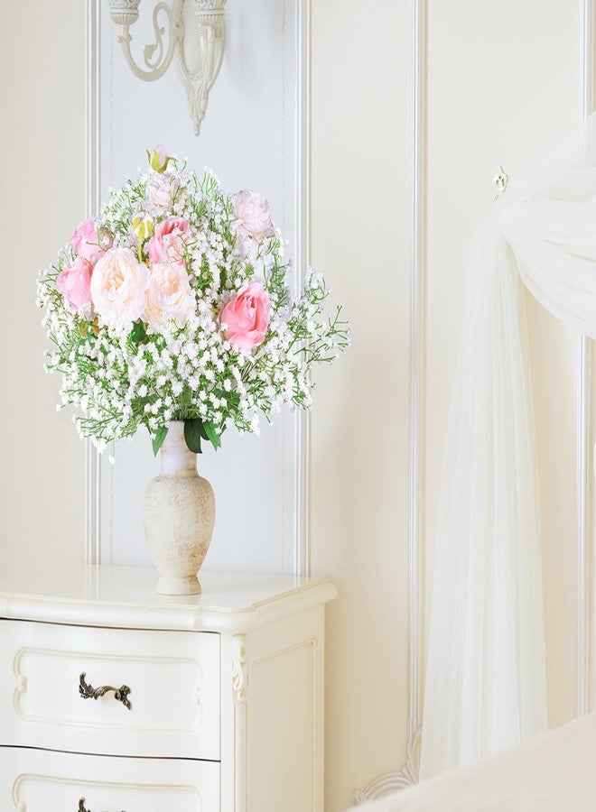 LYLYFAN Babys Breath Artificial Flowers,6 Pcs Gypsophila Real Touch Flowers for Wedding Party Home Garden Decoration - Image 4