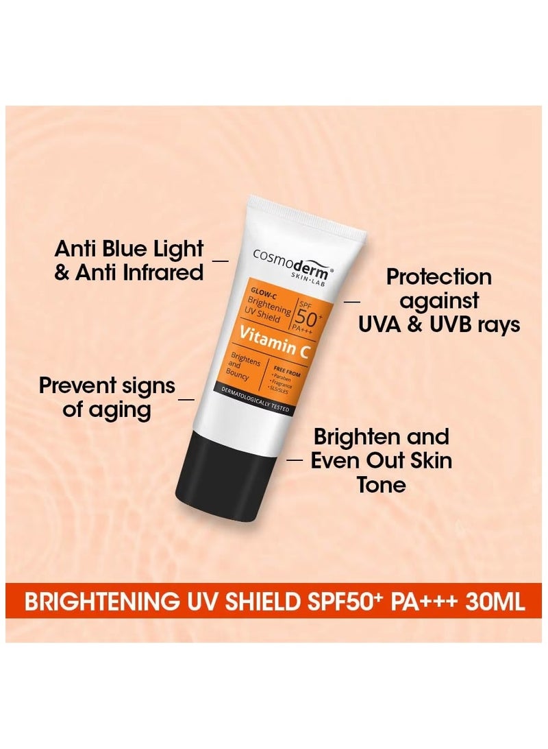 كوزموديرم جلو-سي واقي من الأشعة فوق البنفسجية بعامل حماية من الشمس 50+ PA+++، 30 مل - Image 2