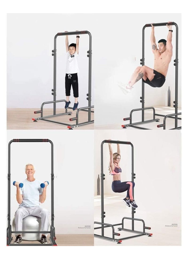 ALCOACH Power Tower Heavy Duty Gym Power Multi-Function Dip Stand Pull up Chin Up Home ups Multifunctional Single Parallel Bars Sports Home (E21) - Image 2