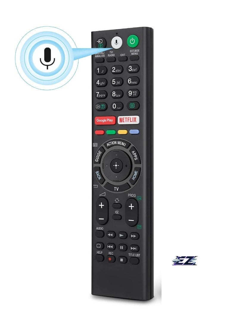 PopZa Replacement Remote Control for Sony TV, Remote Control for Sony Bravia XR Full Array LED 4K UHD Smart Google TV with Netflix and Google Play Buttons - With Battery - Image 2