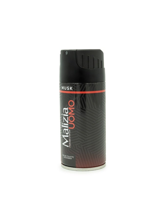Malizia Uomo Body Deodorant For Men Musk 150Ml - Image 3