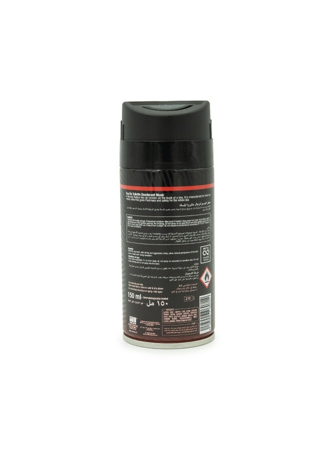 Malizia Uomo Body Deodorant For Men Musk 150Ml - Image 4