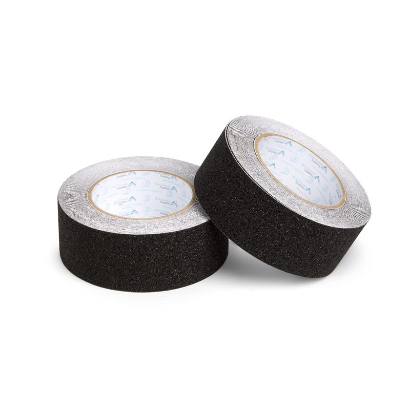 Kitwe Anti Slip Tape, 2 Inch x 30 Ft Non Slip Tape for Outdoor Steps, Non Skid High Traction Grip Tape for Stairs Waterproof, Corundum Surface, Polyester Film Based, Long-Lasting, Black - Image 4