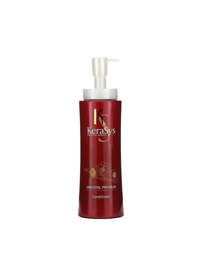 Kerasys Hair Clinic System Camelia Seed Oil Oriental Essence Dual Protein Oriental Premium 15.89 Fl Oz / 470 Ml (Conditioner, 1-Pack)  - Image 1