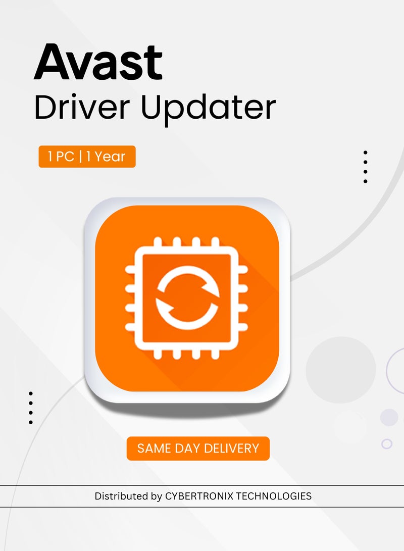 Avast Driver Updater | 1 PC for 1 Year | Digital License | SAME DAY DELIVERY