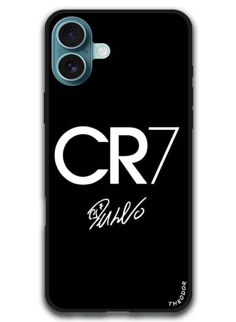 Theodor Protective Case Anti Scratch Shock Proof Bumper Cover For iPhone 16 (6.1)-inch CR7 (2) - Image 1