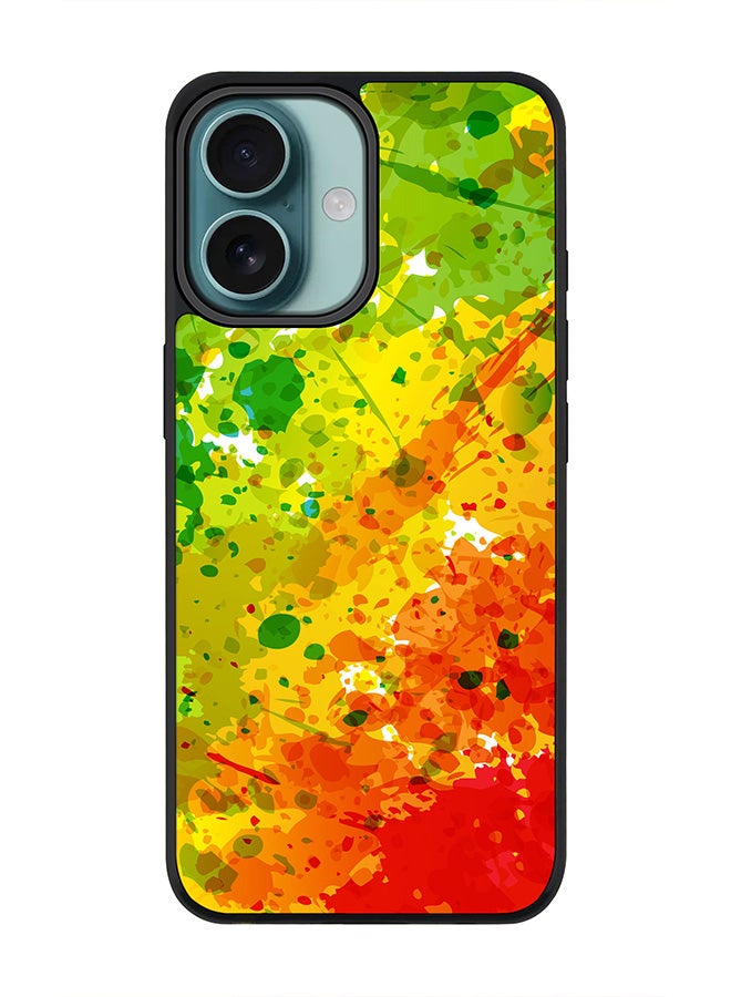 Stylizedd For iPhone 16 Case [Compatible with MagSafe] Slim Magnetic cover Phone Case iPhone 16 -Tropical Splash - Image 1