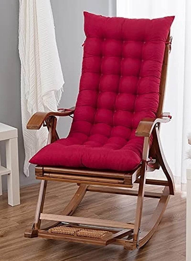 مورو مورو مرتبة كرسي هزاز – مخدة قطنية ناعمة مع مشبك خلفي للتثبيت الآمن