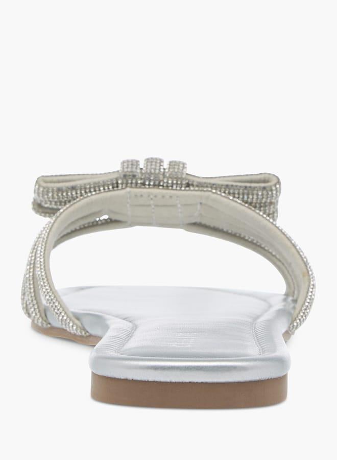 سيليست صنادل نسائية مسطحة مزينة بفيونكة - Image 5