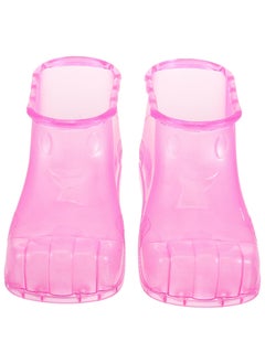 minkissy minkissy 1 Pair Foot Bath Shoes  Foot Bath Boots Portable Foot Soak Tub Foot Spa Shoes Foot Tub Bucket Small Size Women 11 Men 95 Pink 