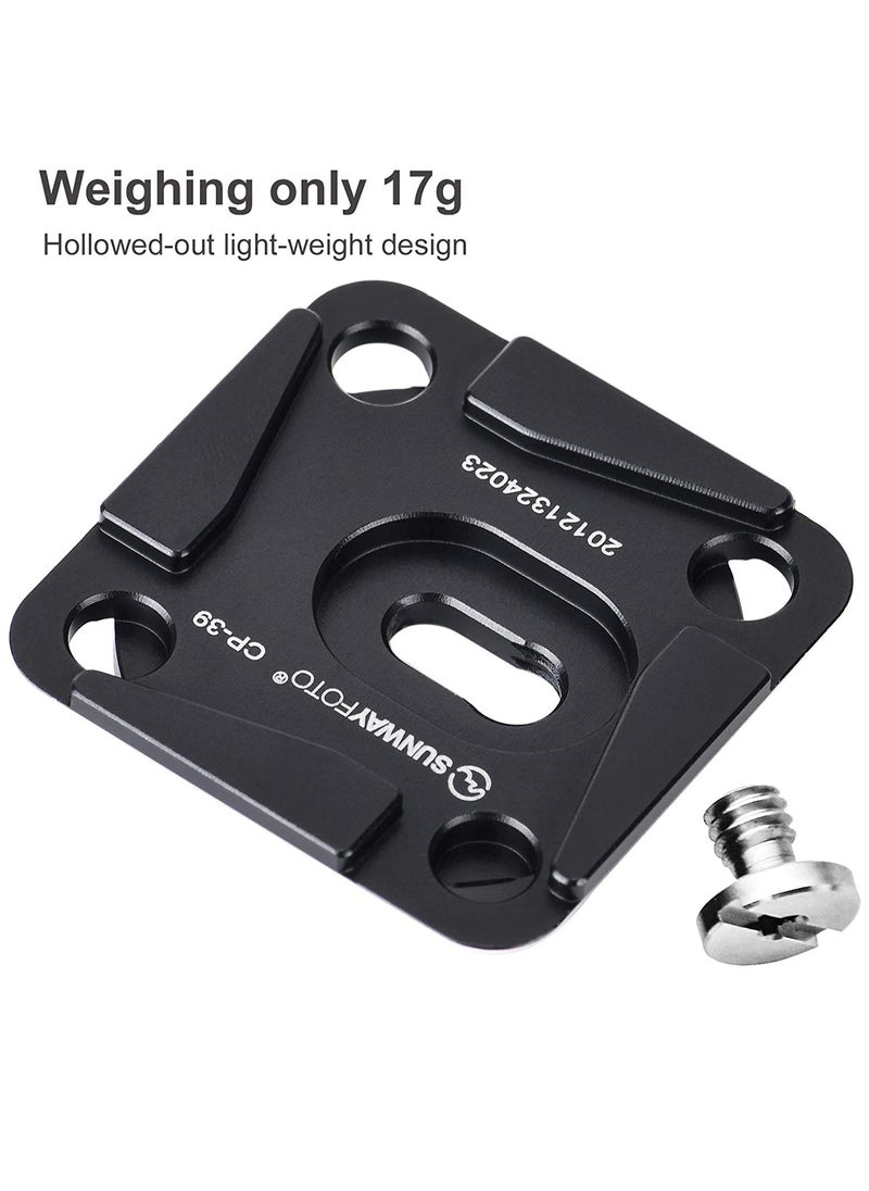 KASTWAVE CP-39 Camera Clip QR Plate Compatible with Arca-Swiss, RRS (one-Piece Design) Quick Release Plate  - Image 3
