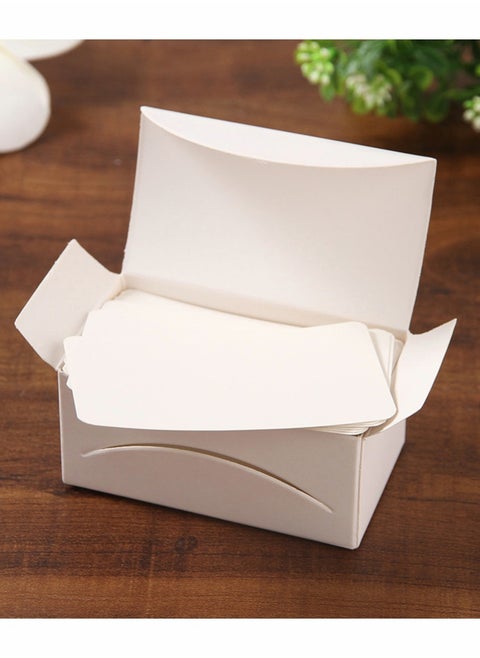 Blank Kraft Paper Cards, Business Cards, 100Pcs DIY Flash Cards Gift Message Card, Perfect for Language Learning Thanksgiving Message Paper Business Cards DIY Tag Gift Card