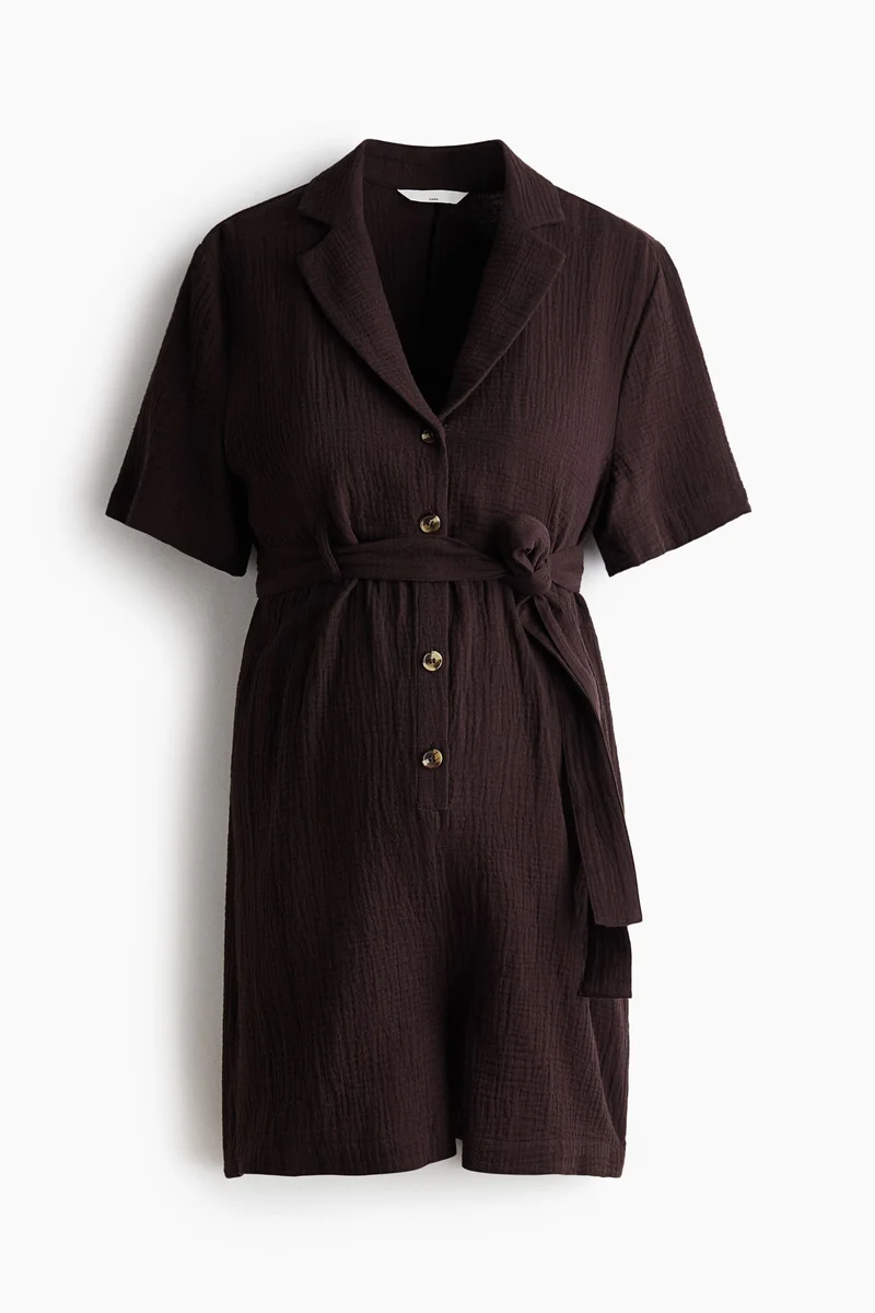 H&M MAMA Cotton muslin playsuit