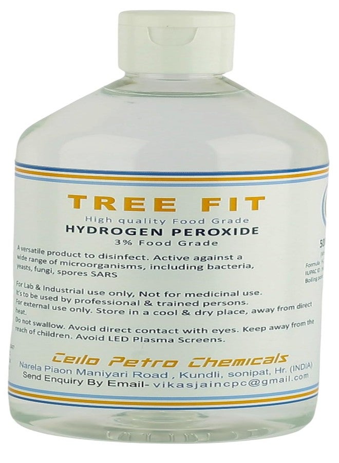 TREE FIT Hydrogen Peroxide 3 Percent Food Grade Surface Cleaner & Disinfectant for Home, Kitchen, Bathroom & Plant Care (250 X 1 = 250 ML) - Image 1