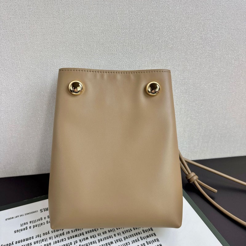 New Punebbie Mobile Phone Bag Genuine Leather High-End Crossbody Bag Cowhide Lightweight Versatile Preppy Style Shoulder Bag For Women - Image 1