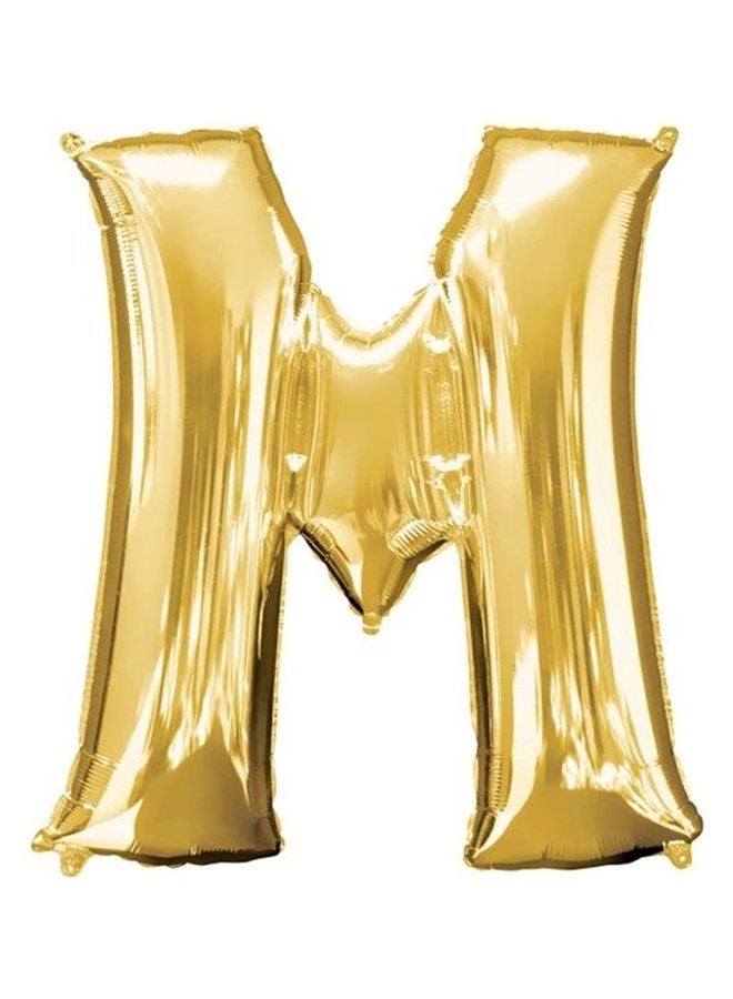 NIBEMINENT Letter M Foil Balloon 16inch