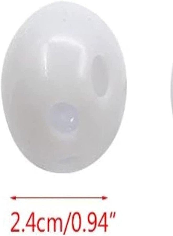 BWESOO 10Pcs White Rattle Balls Inserts Rattle Box Repair Doll Noise Maker Noise Maker Insert Rattle for Animal Puppet Doll Baby Pet,Rattle Inserts - Image 2
