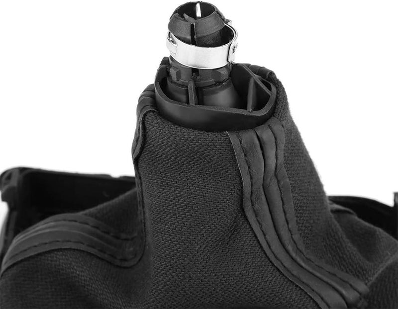 Gear Stick Shift Knob with Gaiter Boot Cover, 6 Speed, Black PU Leather for - Ergonomic Design, Easy Installation, Durable Replacement - Image 3