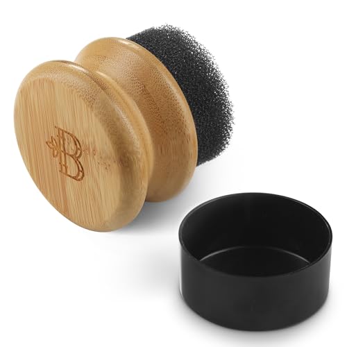 Bambüsi Cutting Board Oil Applicator - Brush for Applying Mineral Oil, Wax, and Wood Oil on Cutting Boards, Butcher Blocks, Bamboo, Wooden Utensils - Kitchen Maintenance Tool & Gift Idea - Image 1