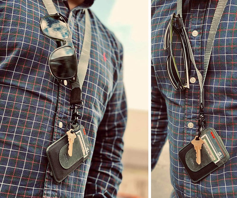 POCKT Lanyard for Keys Neck Lanyard Key Chain Holder for Men and Women - Cool Neck Lanyards for Keys, Wallets and ID Badge Holders | Jasmine - Image 4