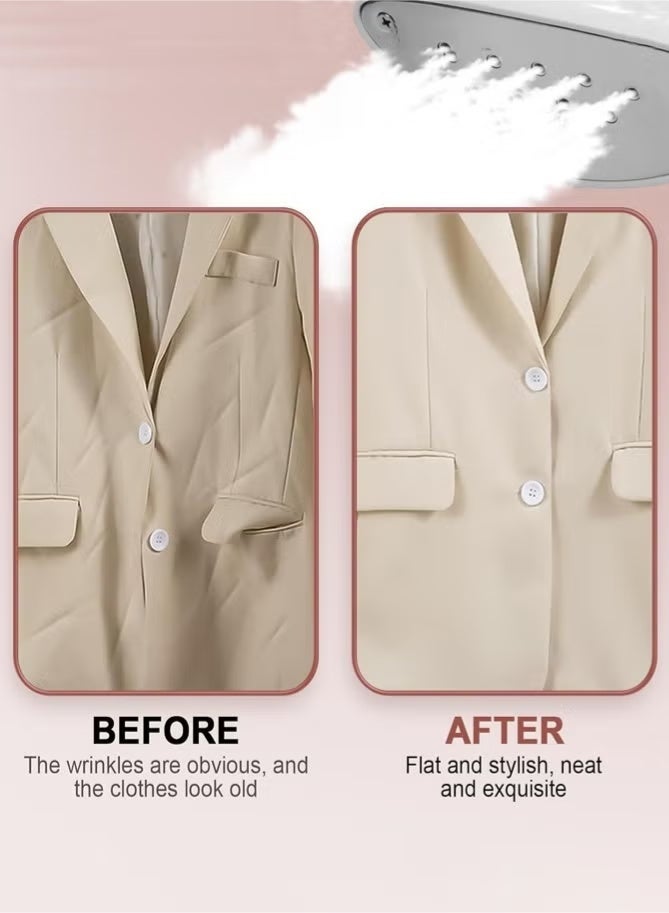 Bolivia's Garment Steamer,Upgrade Steam Iron, 1800w Standing Steamer for Clothes,Level Steam Adjustment,Horizontal & Vertical Ironing Board , Free Adjustment Height,Anti-Kink Tube, Auto Shut-Off - Image 3