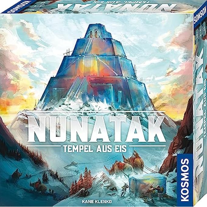 KOSMOS 683801 Nunatak Temple من EIS Family Game Cool 3D Construction 3D Tokens في لعبة إستراتيجية Ice Look لعبة لوحية لعبة لوحية