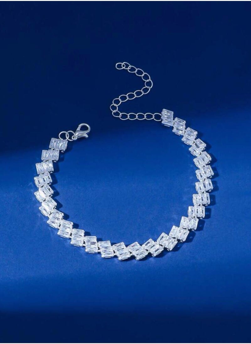 Equal - Stylish & Elegant Anklet For Women Cubic Zirconia - Image 1