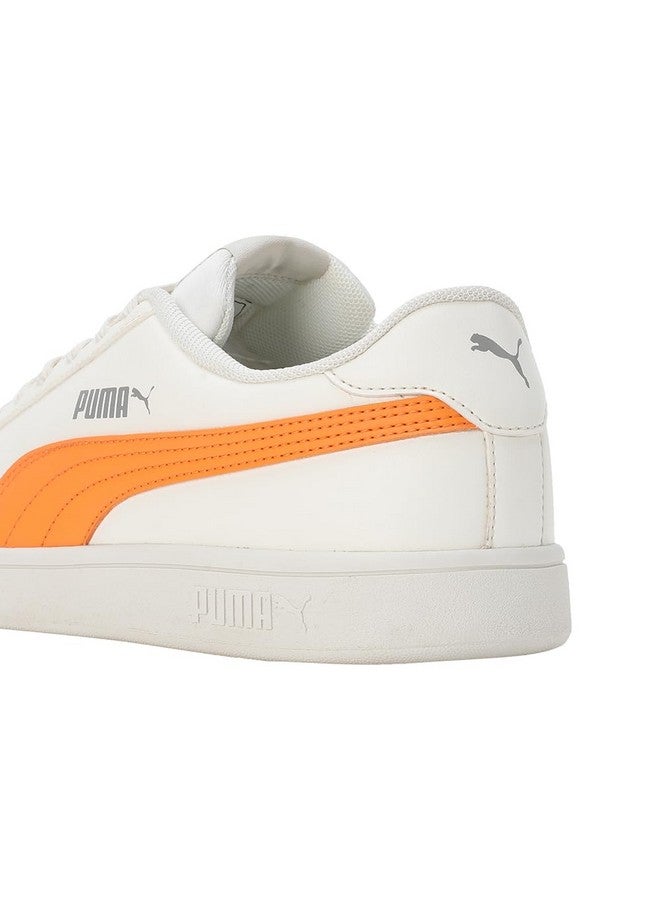 Puma Womens Smashic Wmn Warm White-Clementine-Smokey Gray Sneaker - 6 UK (39511104) - Image 4