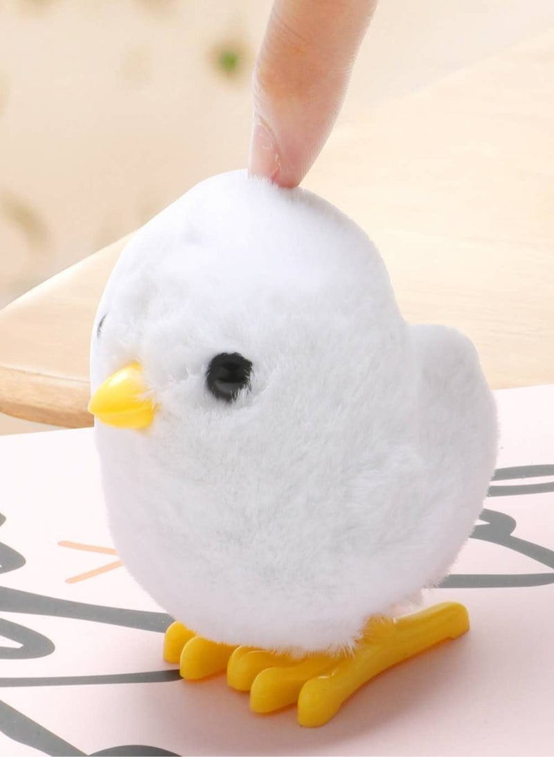 Children's Wind-up Jumping Plush Chick, Duck, Simulated Pet Stress Relief Toy  - Image 3