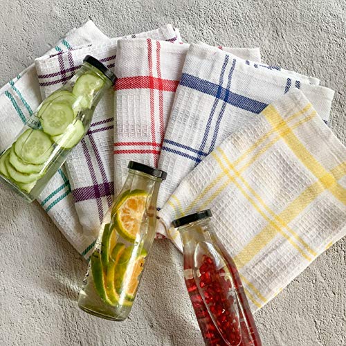 PIXEL HOME Decor Kitchen Towel | Cleaning Towel | Superior Cotton | Multi-Purpose| Waffle Dish Cloth, 50 GSM, Pack of 5 - Image 3