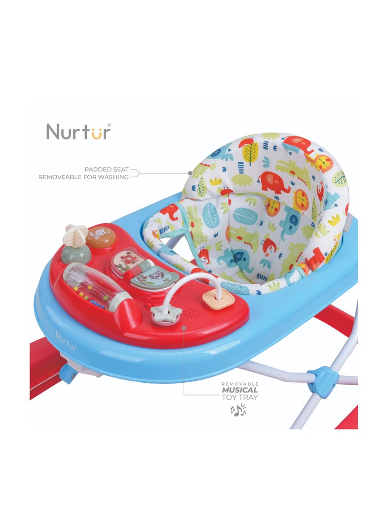 Nurtur 3 In 1 Baby Multi Walker-rocking Function- Music - 3 Height Adjustment, easy fold - Multi - Image 2