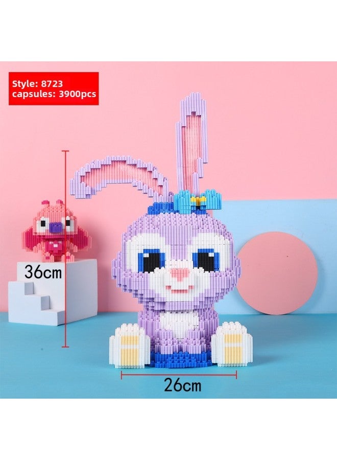DUZ Series Series Building Blocks Toy Building Blocks Micro Particle Building Blocks Diamond Building Blocks-Color:8928 Linna Belle