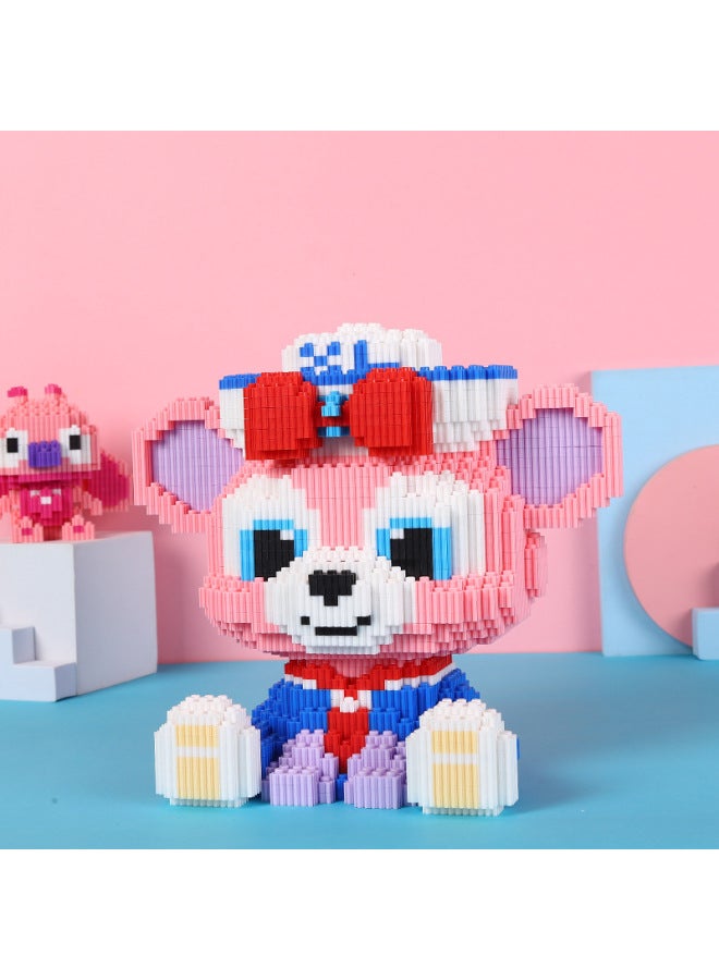 DUZ Series Series Building Blocks Toy Building Blocks Micro Particle Building Blocks Diamond Building Blocks-Color:8928 Linna Belle