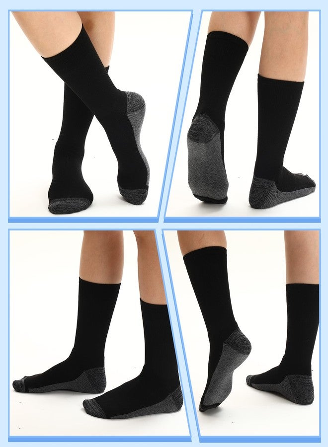 Skicuff جوارب Skicuff مبطنة للرجال، 24 زوجًا، جوارب رياضية مسامية، مناسبة للأنشطة الخارجية، مقاسات من 6 إلى 13، للعمل والجري - Image 4