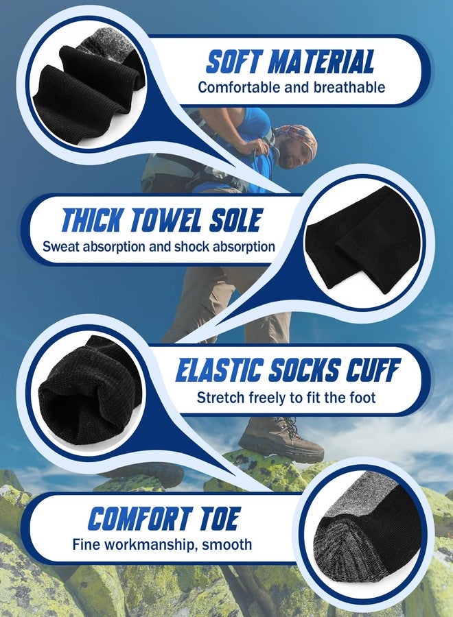 Skicuff جوارب Skicuff مبطنة للرجال، 24 زوجًا، جوارب رياضية مسامية، مناسبة للأنشطة الخارجية، مقاسات من 6 إلى 13، للعمل والجري - Image 3