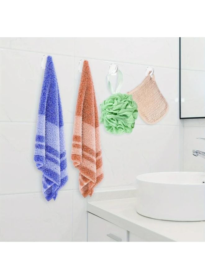 30pcs Clear Adhesive Wall Hooks Heavy Duty Removable Non Slip Plastic Sticky Hooks - Image 5