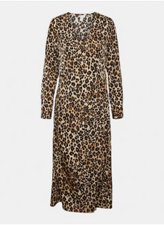 VERO MODA Vmverena L/S 7/8 Wrap Dress Wvn Exp Ga 