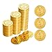 Vonokee 120 Pieces Plastic Gold Coins Pirate Coins Bulks for HalloweenStPatricks Day Treasure Hunts Chests Cauldrons Decorations Party Favors - Image 4