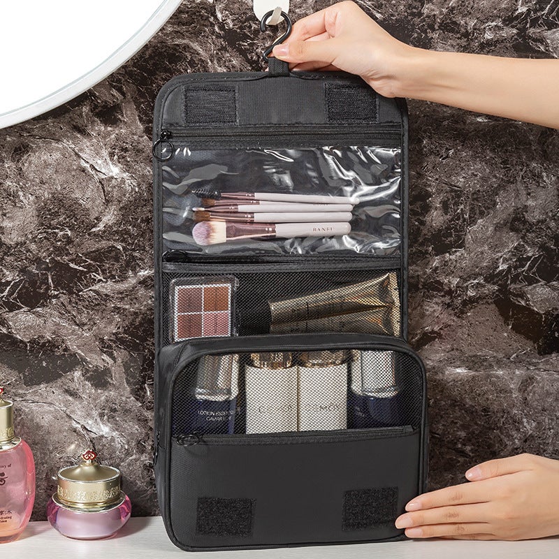 Travel Hook Wash Bag Thickened Waterproof Dry And Wet Separate Large Capacity Cosmetic Storage Bag Portable Cosmetic Bag - Image 5